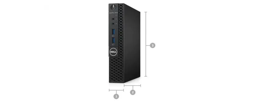 Dell OptiPlex 3050MFF 3050MFF_U i5-7500T 4GB 500GB Ubuntu Mini PC