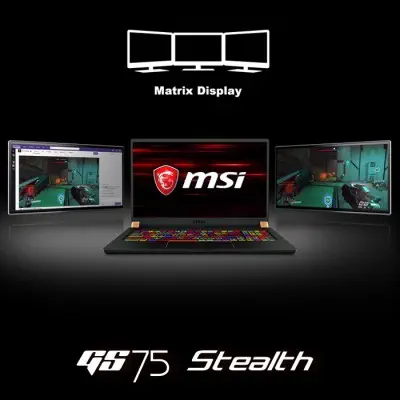 MSI GS75 Stealth 8SF-095XTR Gaming Notebook