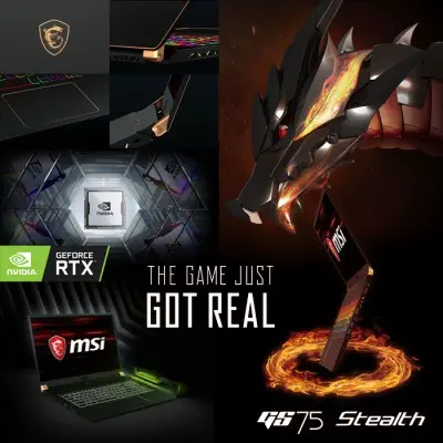 MSI GS75 Stealth 8SF-094XTR Gaming Notebook
