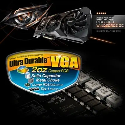 Gigabyte GV-N2070WF3-8GC Gaming Ekran Kartı