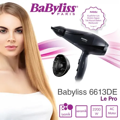 Babyliss 6613DE Pro Silence Saç Kurutma Makinesi