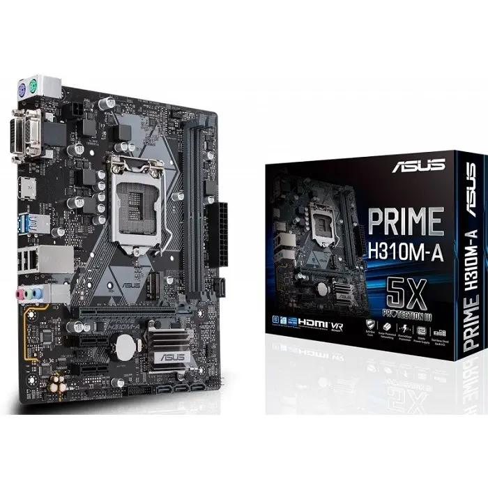 Asus Prime H310M-A R2.0 mATX Gaming (Oyuncu) Anakart