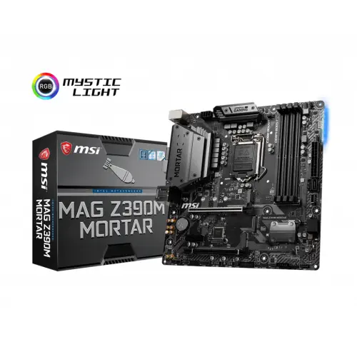 MSI MAG Z390M Mortar mATX Gaming (Oyuncu) Anakart