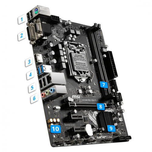 MSI H310M PRO-VDH Plus mATX Anakart