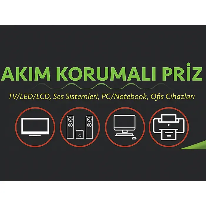 Frontline Tv Guard Tekli Akım Korumalı Priz