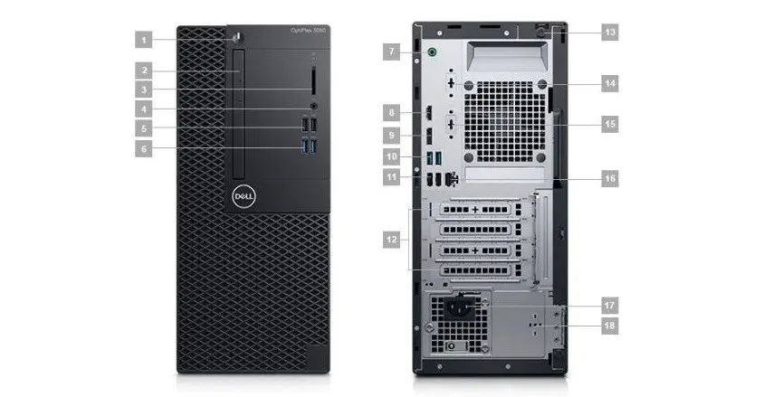 Dell OptiPlex 3060 MT N018O3060MTTR_W Masaüstü Bilgisayar