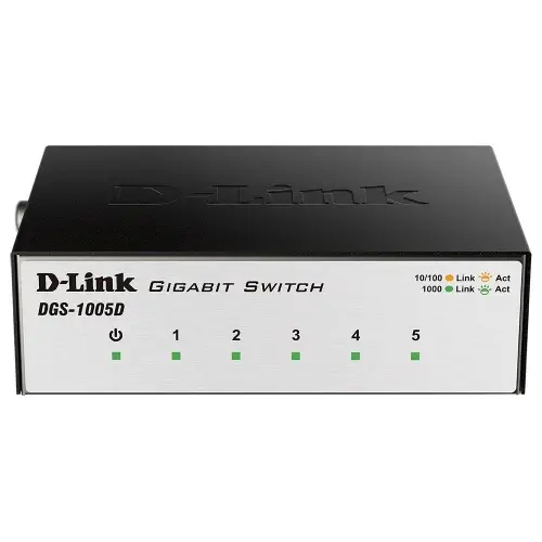 D-Link DGS-1005D 5 Port 10/100 Mbps Yönetilemeyen Switch