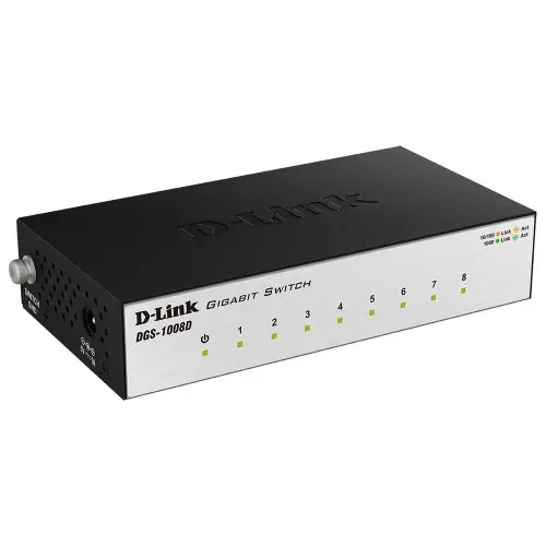 D-Link DGS-1008D 8 Port Gigabit Switch