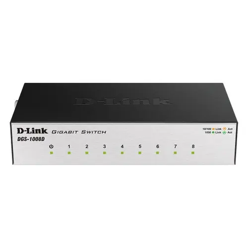 D-Link DGS-1008D 8 Port Gigabit Switch