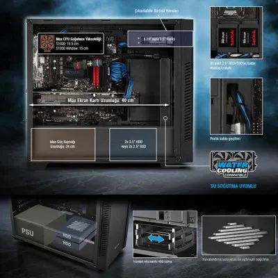Sharkoon S1000 Kasa
