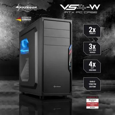 Sharkoon VS4-W Gaming Kasa