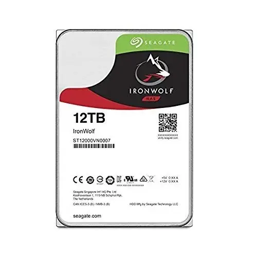 Seagate Ironwolf 12TB 256MB 7200Rpm Nas Disk - ST12000VN0007