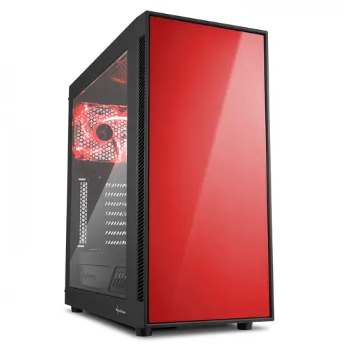 Sharkoon AM5 Window Kırmızı Gaming Kasa