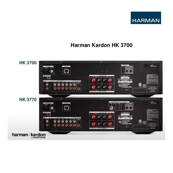 Harman Kardon HK3700 Stereo Anfi Siyah
