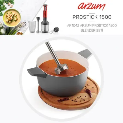 Arzum AR1042 Prostick 1500 Blender Seti - Nar