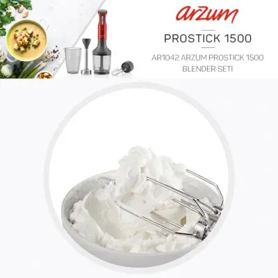 Arzum AR1042 Prostick 1500 Blender Seti - Nar