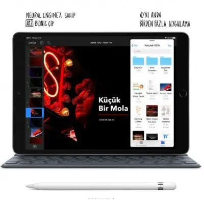 Apple iPad Air 2019 256GB Wi-Fi + Cellular 10.5″ Uzay Gri MV0N2TU/A Tablet