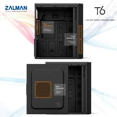 Zalman ZM-T6 Midi-Tower Kasa