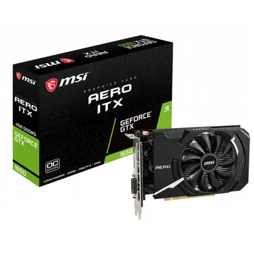 MSI GeForce GTX 1650 Aero ITX 4G OC Gaming Ekran Kartı