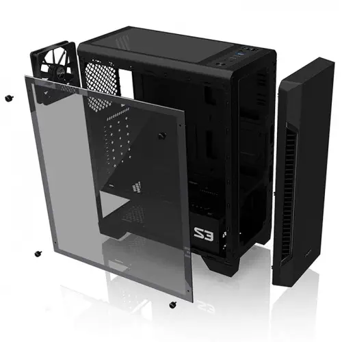 Zalman S3 Midi-Tower Gaming (Oyuncu) Kasa