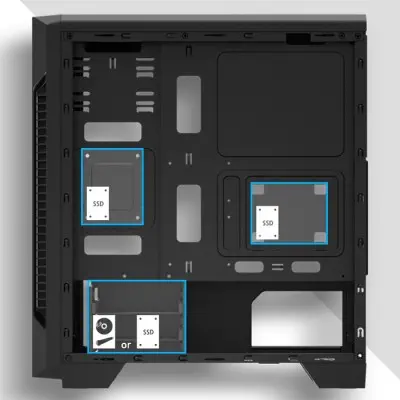 Zalman S3 Midi-Tower Gaming (Oyuncu) Kasa