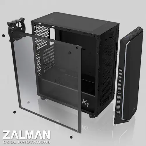 Zalman K1 Midi-Tower Gaming (Oyuncu) Kasa