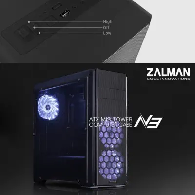 Zalman N3 Midi-Tower Gaming (Oyuncu) Kasa