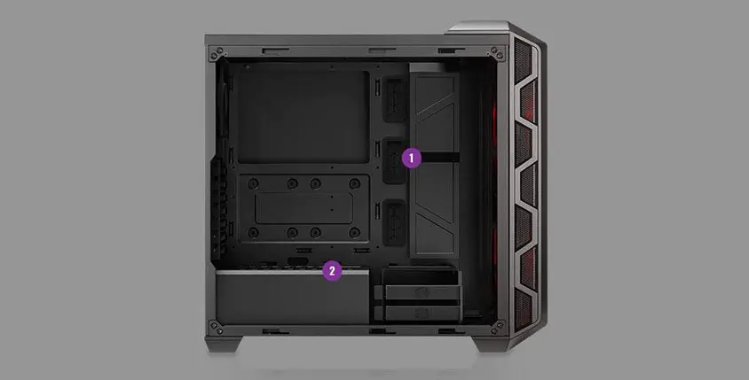 Cooler Master Mastercase H500 RC-MCM-H500-IGNN-S00 Midi-Tower Gaming (Oyuncu) Kasa 