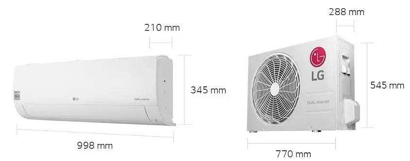 LG S3-M18KL2FA Dual Plus 18.000 Btu Inverter Klima