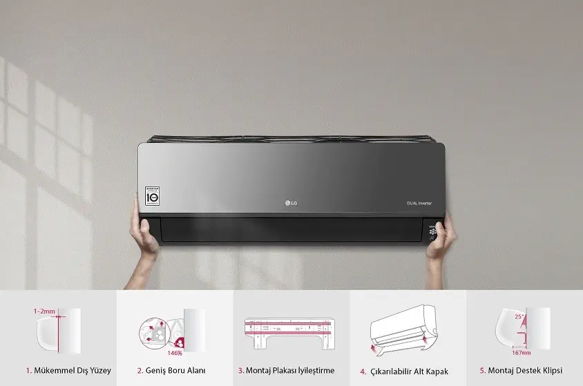 LG Artcool S3-M12JARZA 12.000 Btu Inverter Klima