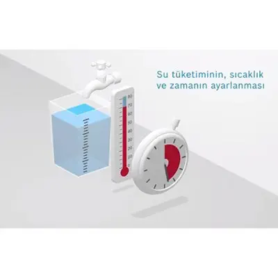 Bosch SMS45JW00T A+ 5 Programlı Bulaşık Makinesi