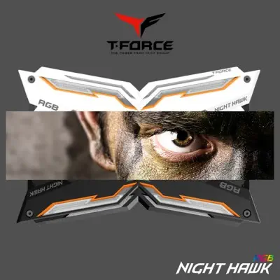 Team T-Force Night Hawk RGB TF1D416G3600HC18EDC01 Gaming Ram