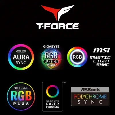 Team T-Force Night Hawk RGB TF1D416G3600HC18EDC01 Gaming Ram