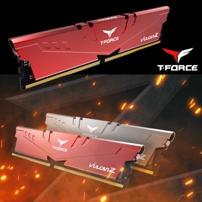 Team T-Force Vulcan Z 16GB (2x8GB) DDR4 3200MHz CL16 Kırmızı Gaming Ram