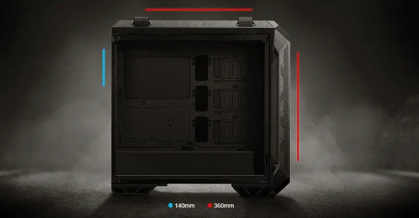 ASUS TUF Gaming GT501 E-ATX Mid-Tower Gaming Kasa
