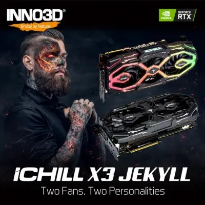 INNO3D GeForce RTX 2080 Ichill X3 Jekyll Gaming Ekran Kartı