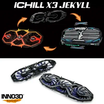 INNO3D GeForce RTX 2080 Ichill X3 Jekyll Gaming Ekran Kartı