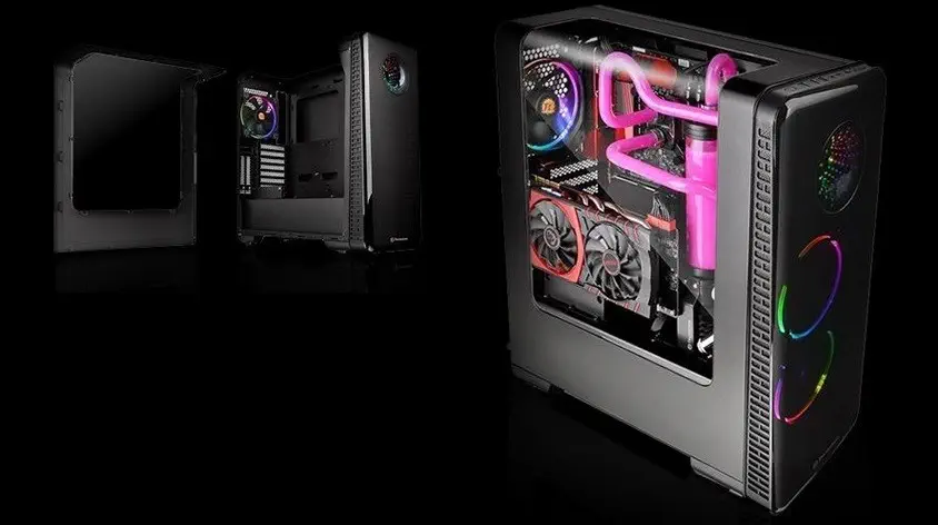 Thermaltake View 28 RGB Riing Edition CA-1H2-00M1WN-01 Midi-Tower Gaming (Oyuncu) Kasa