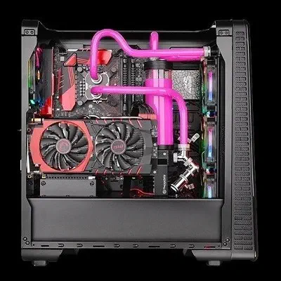 Thermaltake View 28 RGB Riing Edition CA-1H2-00M1WN-01 Midi-Tower Gaming (Oyuncu) Kasa