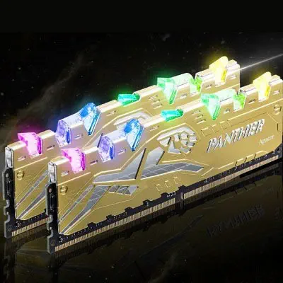 Apacer Panther Rage RGB 16GB DDR4 3200Mhz CL16 2x8GB Gold Gaming Ram Bellek EK.16G21.GJMK2 incehesap