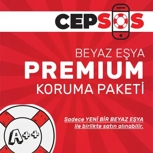 Cepsos Büyük Beyaz Eşya ve Klima Premium Garanti Paketi - 1 Yıl (12.501 - 15.000 TL)