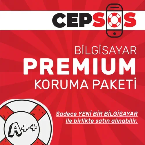 Cepsos Notebook ve Tablet Premium Garanti Paketi - 1 Yıl (0 - 1.500 TL)