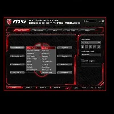 Msi Interceptor DS300 Gaming Oyuncu Mouse