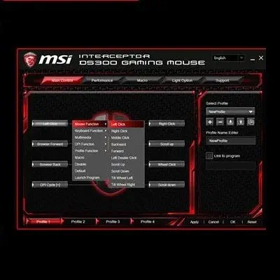 Msi Interceptor DS300 Gaming Oyuncu Mouse