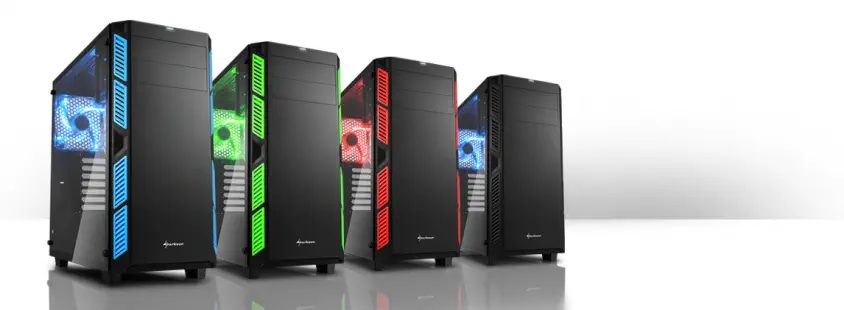 Sharkoon AI7000K Glass  Serisi Kırmızı ATX Mid Tower Kasa