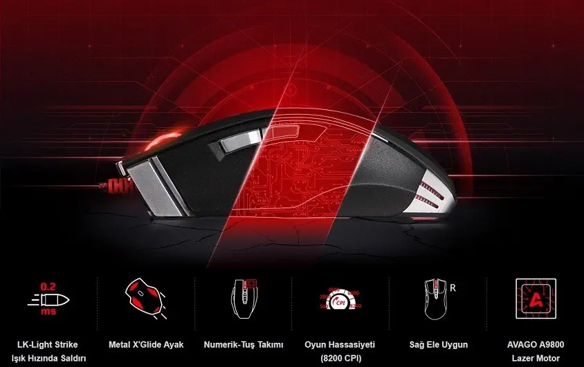 Bloody ML160A Commander Gaming Oyuncu Mouse