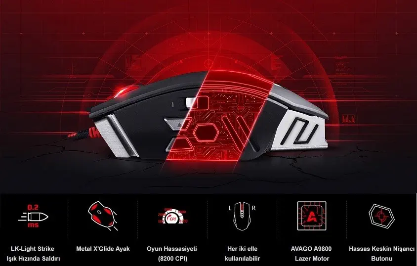 Bloody ZL50 Sniper Gaming Oyuncu Mouse