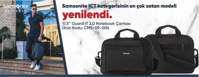 Samsonite CM5-09-004 17.3″ Guard IT 2.0 Siyah Notebook Çantası 