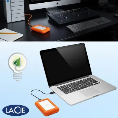 LaCie LAC301558 Rugged Mini 1TB Taşınabilir Harddisk
