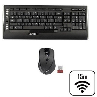 A4 9300F F Klavye Mouse seti